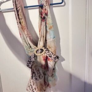 Jaded London Mini Cindy Plunge Dress in Leopard